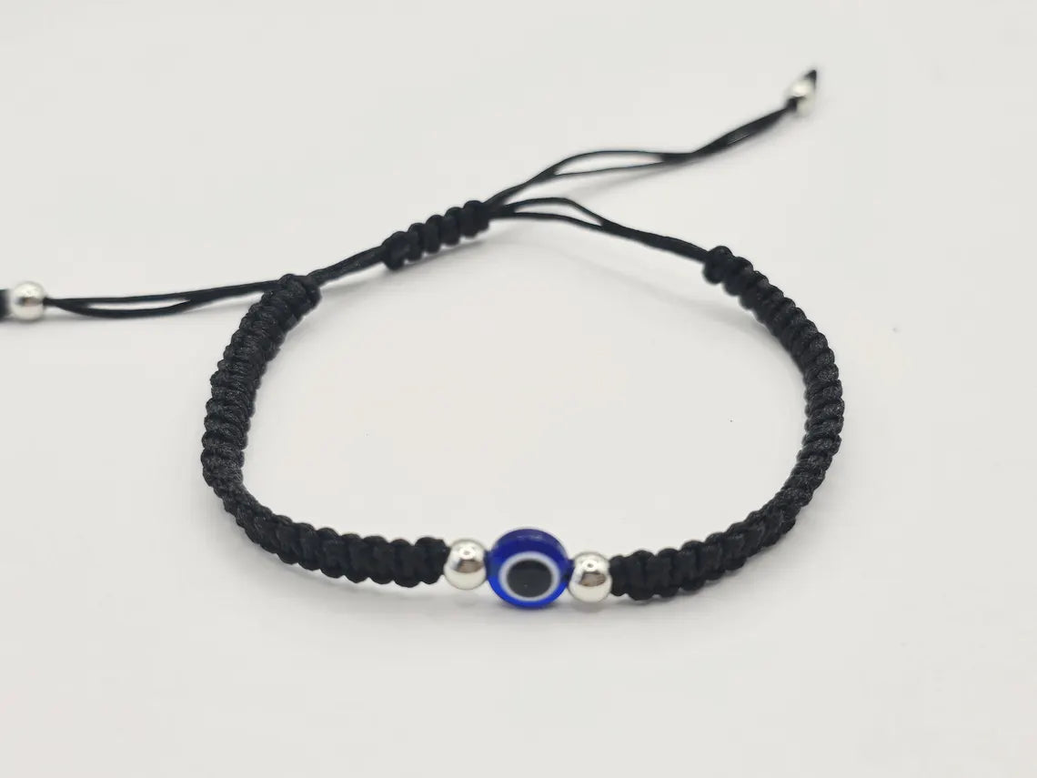 Black Evil Eye Bracelet – Protección diaria con guía digital incluida